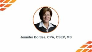 Jennifer Bordes, CPA, CSEP, MS